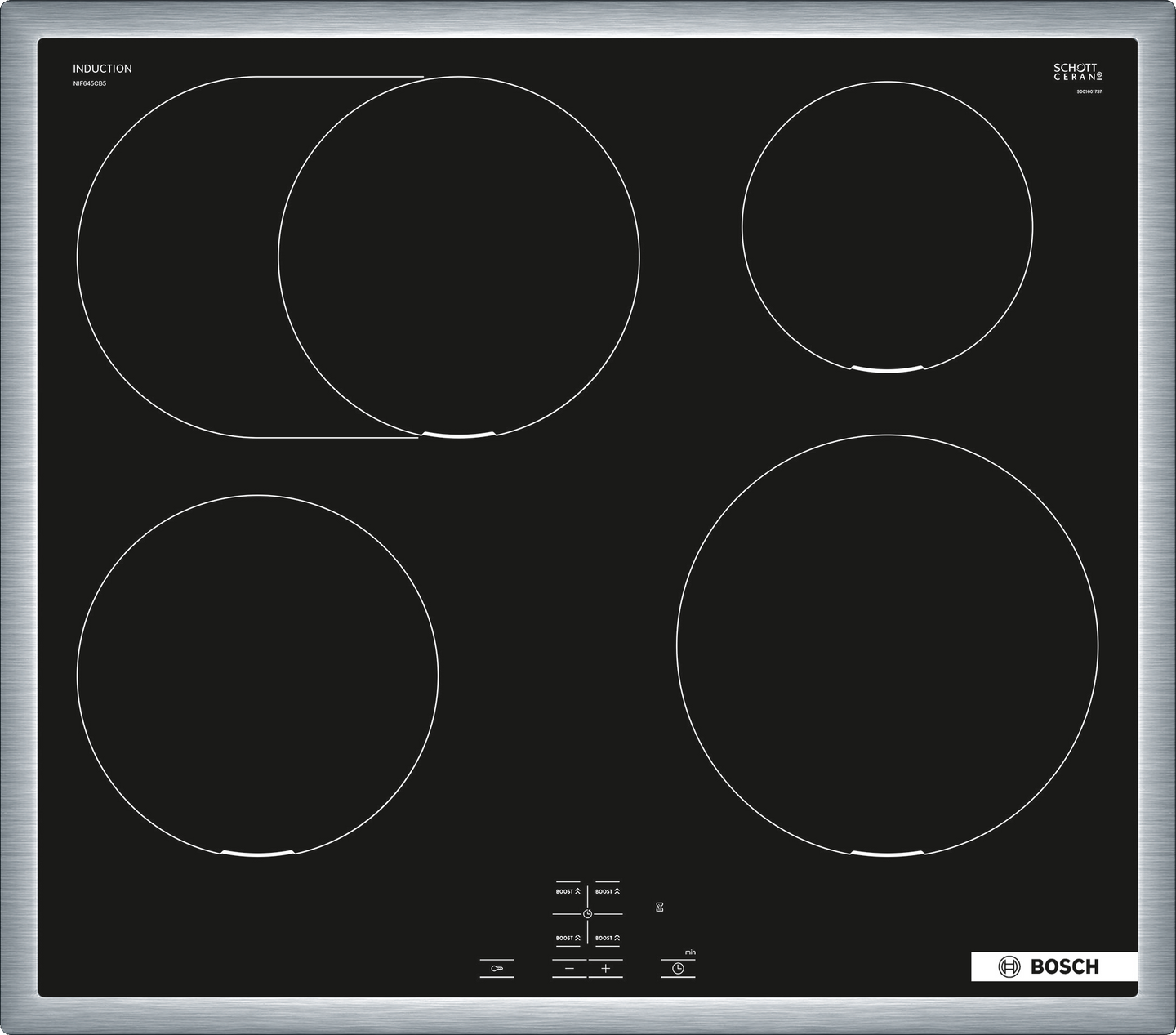 Bosch NIF645CB5E inductiekookplaat voor fornuis