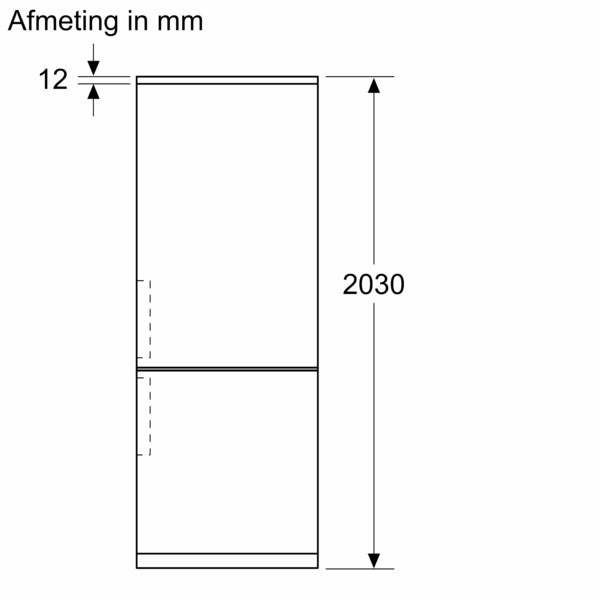 Siemens iQ300 KG49NXXDF koel-vriescombinatie Zwart