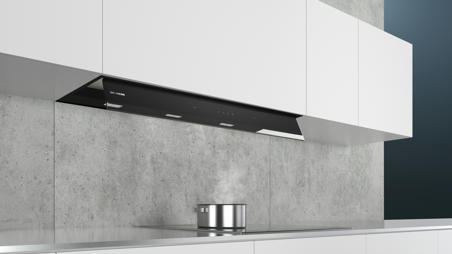 Siemens iQ500 LJ97BAM60 afzuigkap Inbouw Zwart 459 m³/uur B