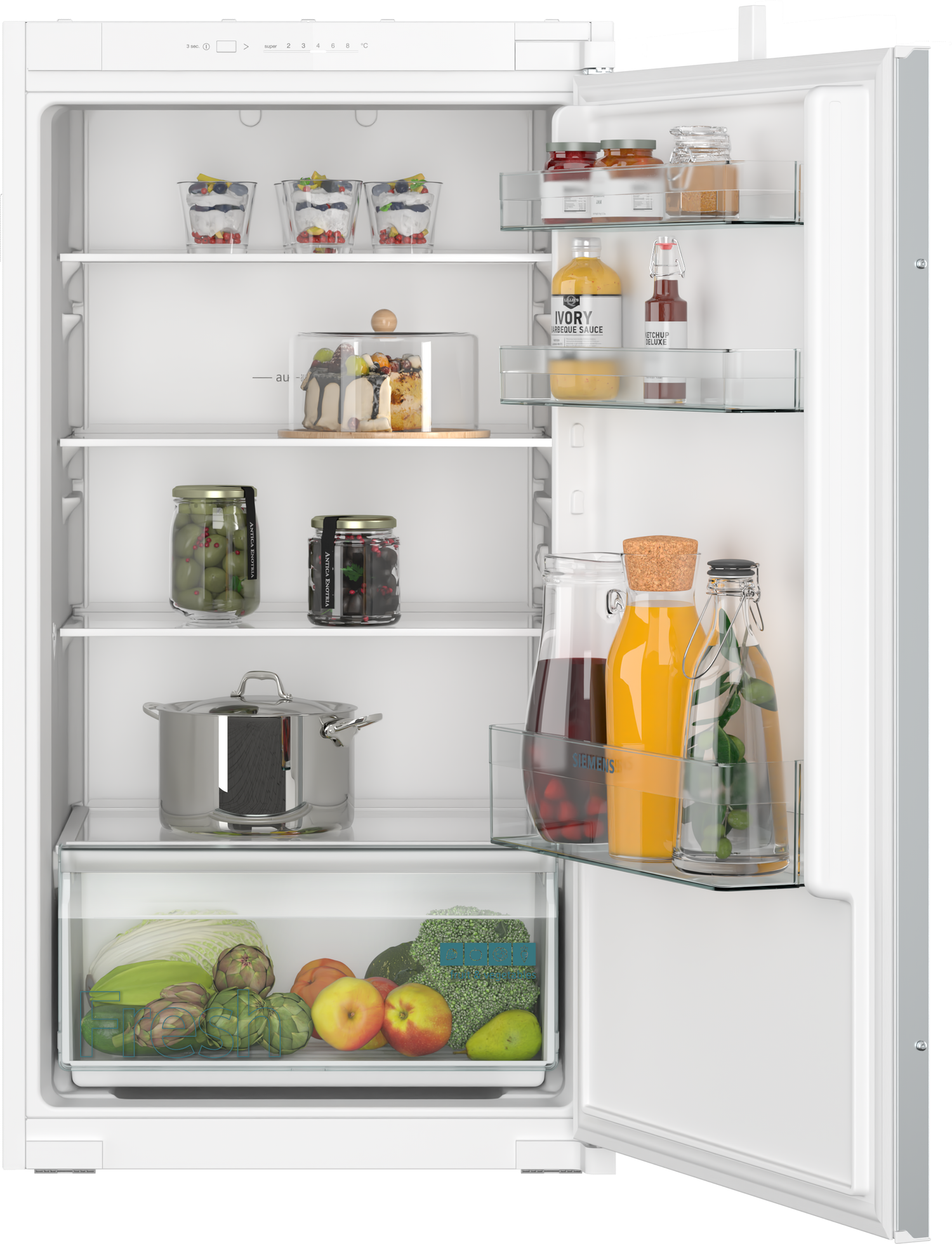 Siemens iQ100 KI31RNSE0 koelkast Ingebouwd 165 l E Wit