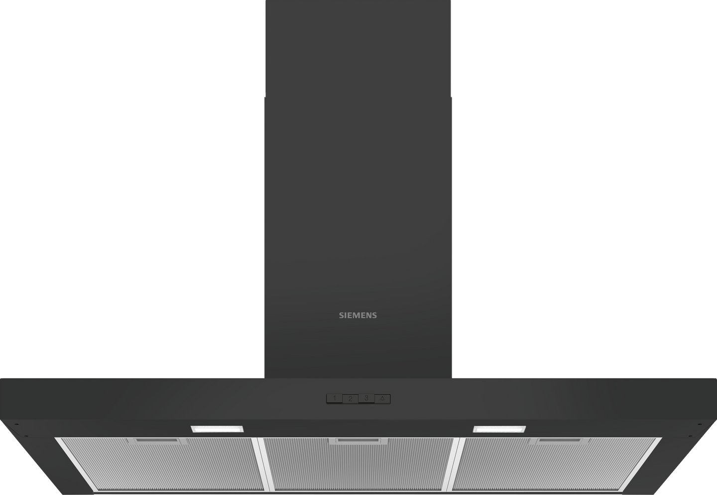 Siemens LC96BBC60 zwarte wandschouwkap 90 cm