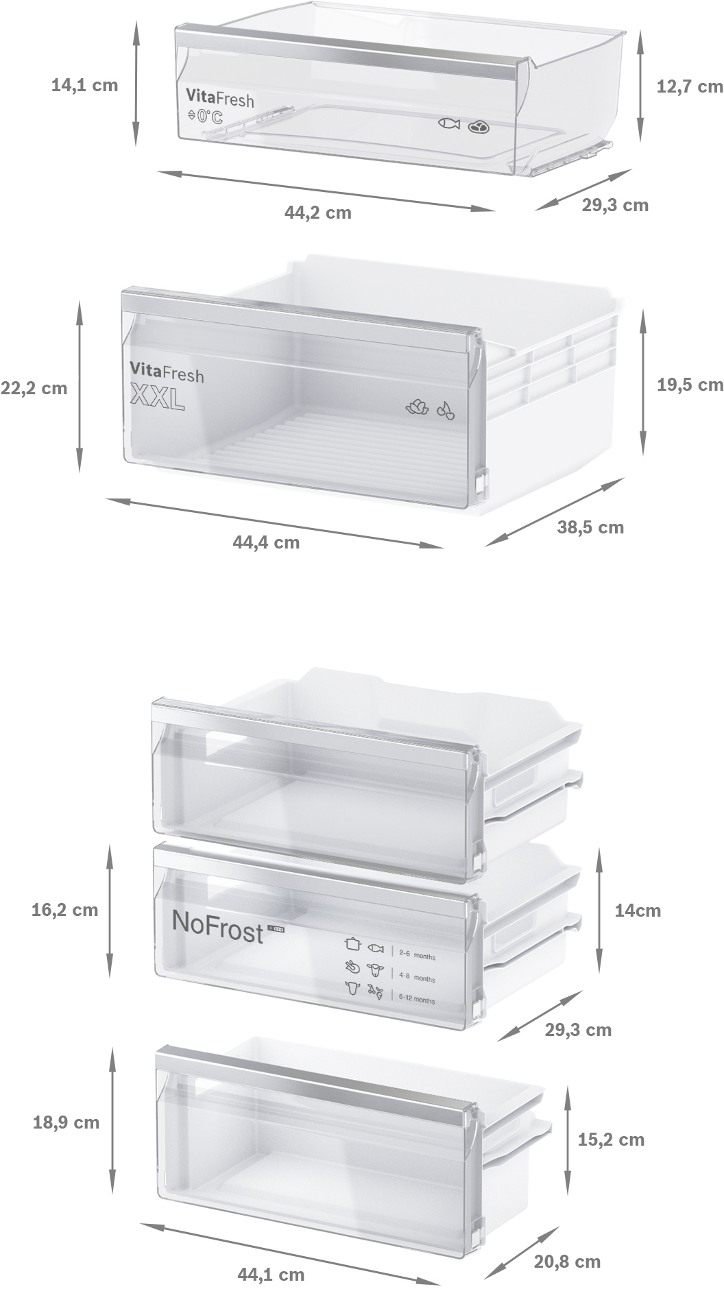 Bosch KIN86VFE0 Koel/vriescombinatie