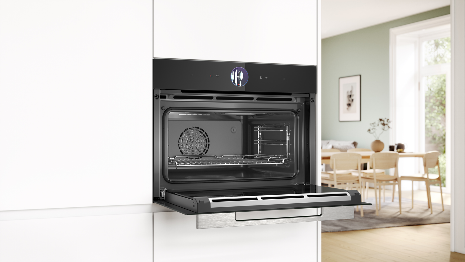 Bosch Serie 8 CSG7364B1 oven 47 l A+ Zwart