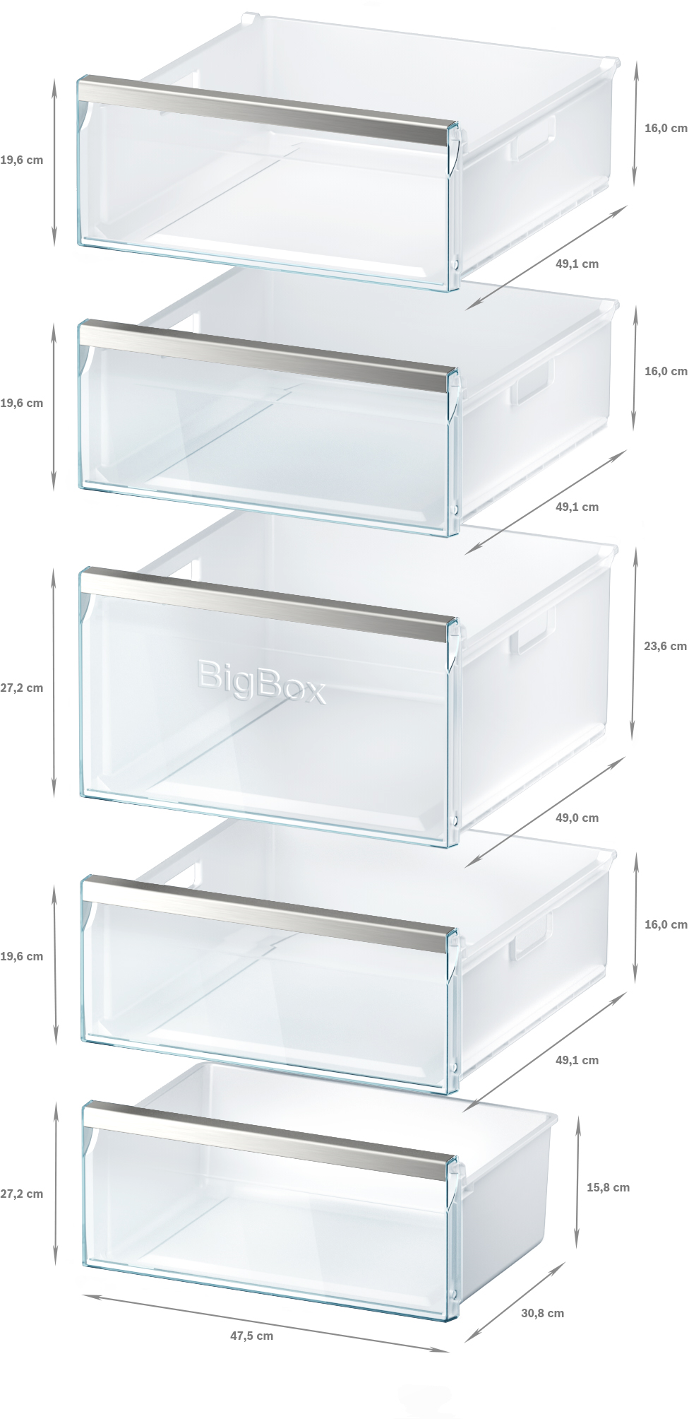 Bosch GSN58DWDV No Frost vriezer 366 liter
