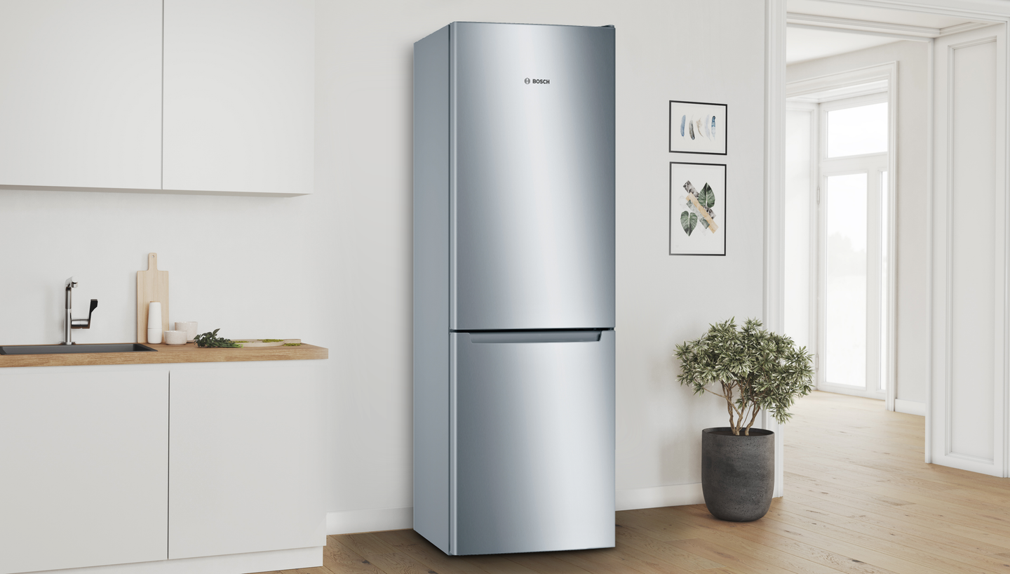 Bosch KGE36EICP koel-vriescombinatie 308 liter