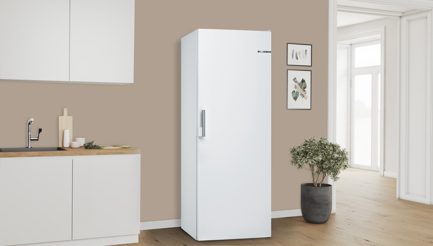 Bosch Serie 6 GSN54DWCV diepvriezer Vrijstaand 328 l C Wit