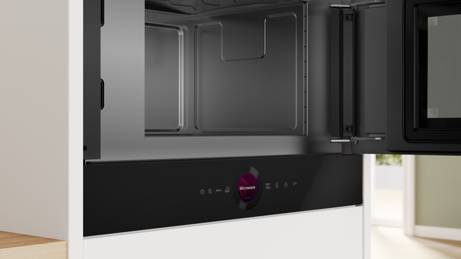 Bosch Serie 8 BFR7221B1 magnetron Ingebouwd Solo-magnetron 21 l 900 W Zwart