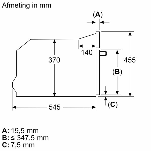 Siemens CE732GXB1 inbouw grillmagnetron 36 liter