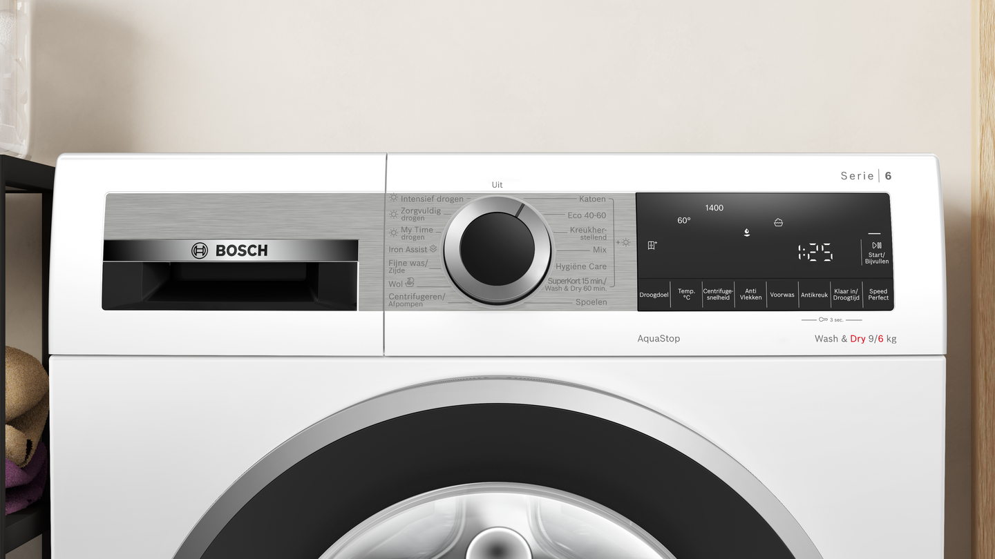 Bosch WNG24405NL was-droogcombinatie 9/6 kg