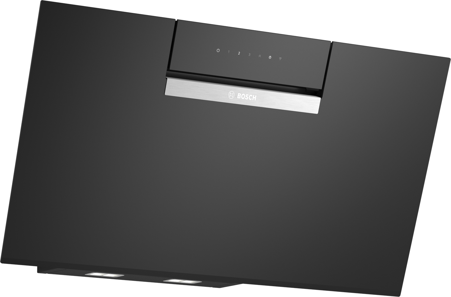 Bosch Serie 4 DWJ87FN60 afzuigkap Muurmontage Zwart, Roestvrijstaal