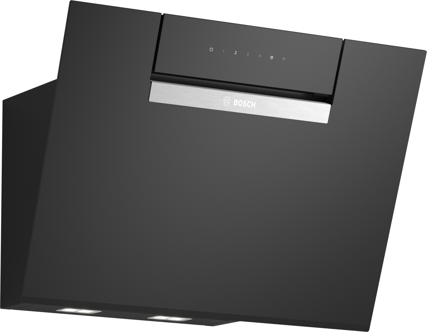 Bosch Serie 4 DWJ67FN60 afzuigkap Muurmontage Zwart, Roestvrijstaal