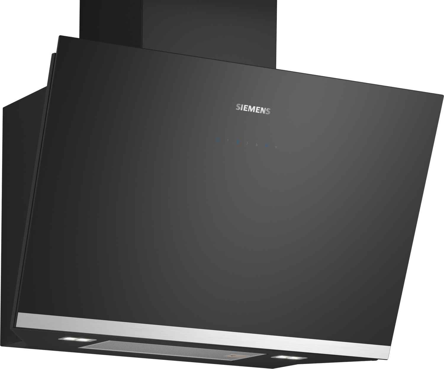 Siemens iQ500 LC81KAN60 afzuigkap Muurmontage Zwart, Roestvrijstaal 432 m³/uur A+