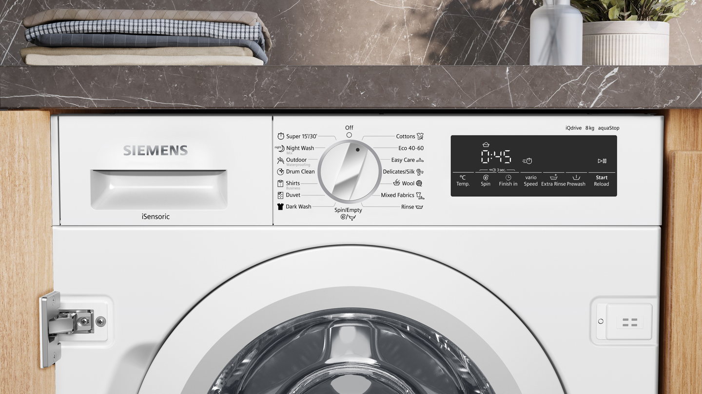 Siemens WI14W542EU inbouw wasmachine 8 kg