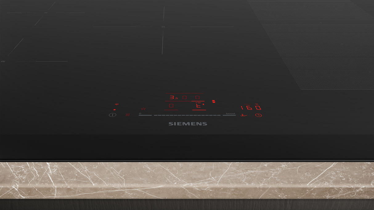 Siemens iQ700 EX875HVC1E kookplaat Zwart Ingebouwd 80 cm Inductiekookplaat zones 5 zone(s)