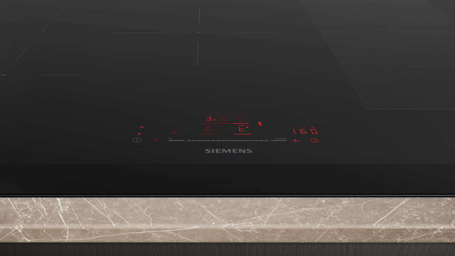 Siemens iQ700 EX875HVC1E kookplaat Zwart Ingebouwd 80 cm Inductiekookplaat zones 5 zone(s)