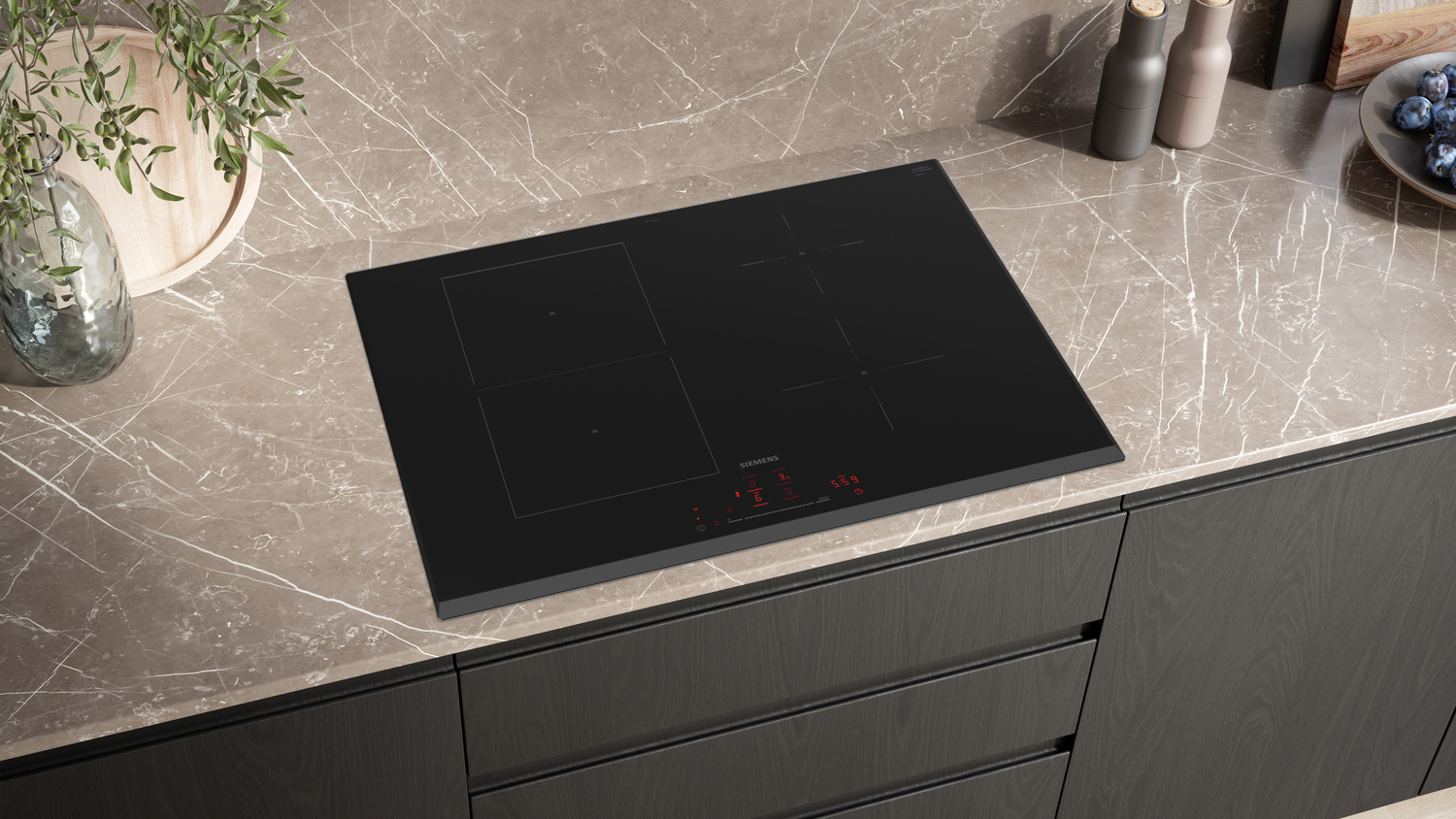 Siemens iQ500 ED751HSB1E kookplaat Zwart Ingebouwd 70 cm Inductiekookplaat zones 4 zone(s)