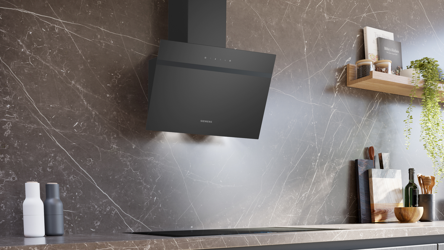 Siemens LC65KDK20 Muurmontage Zwart 430 m³/uur A