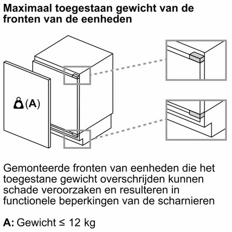 Siemens GU21NADE0 inbouw vrieskast 85 liter