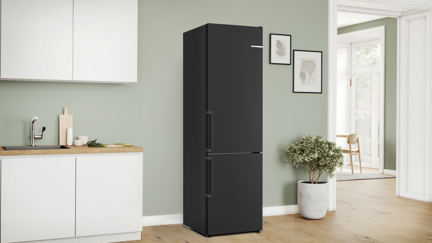 Bosch KGN39OXBT zwarte koel-vriescombinatie B