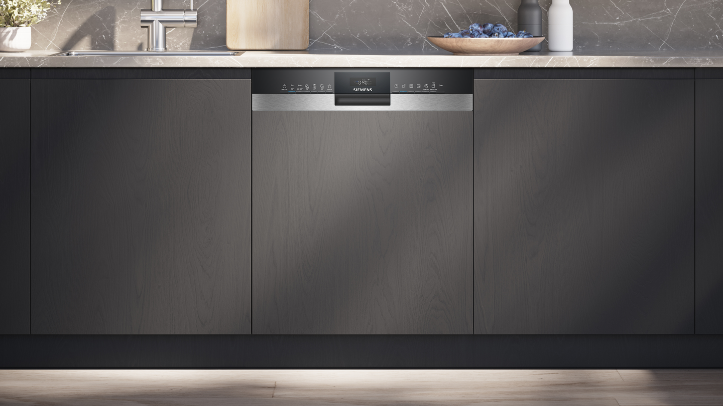 Siemens SN53HS01AE semi-geïntegreerde vaatwasser