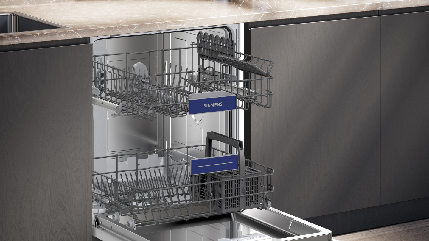 Siemens iQ300 SN53HS36TE vaatwasser Semi-ingebouwd 12 couverts E