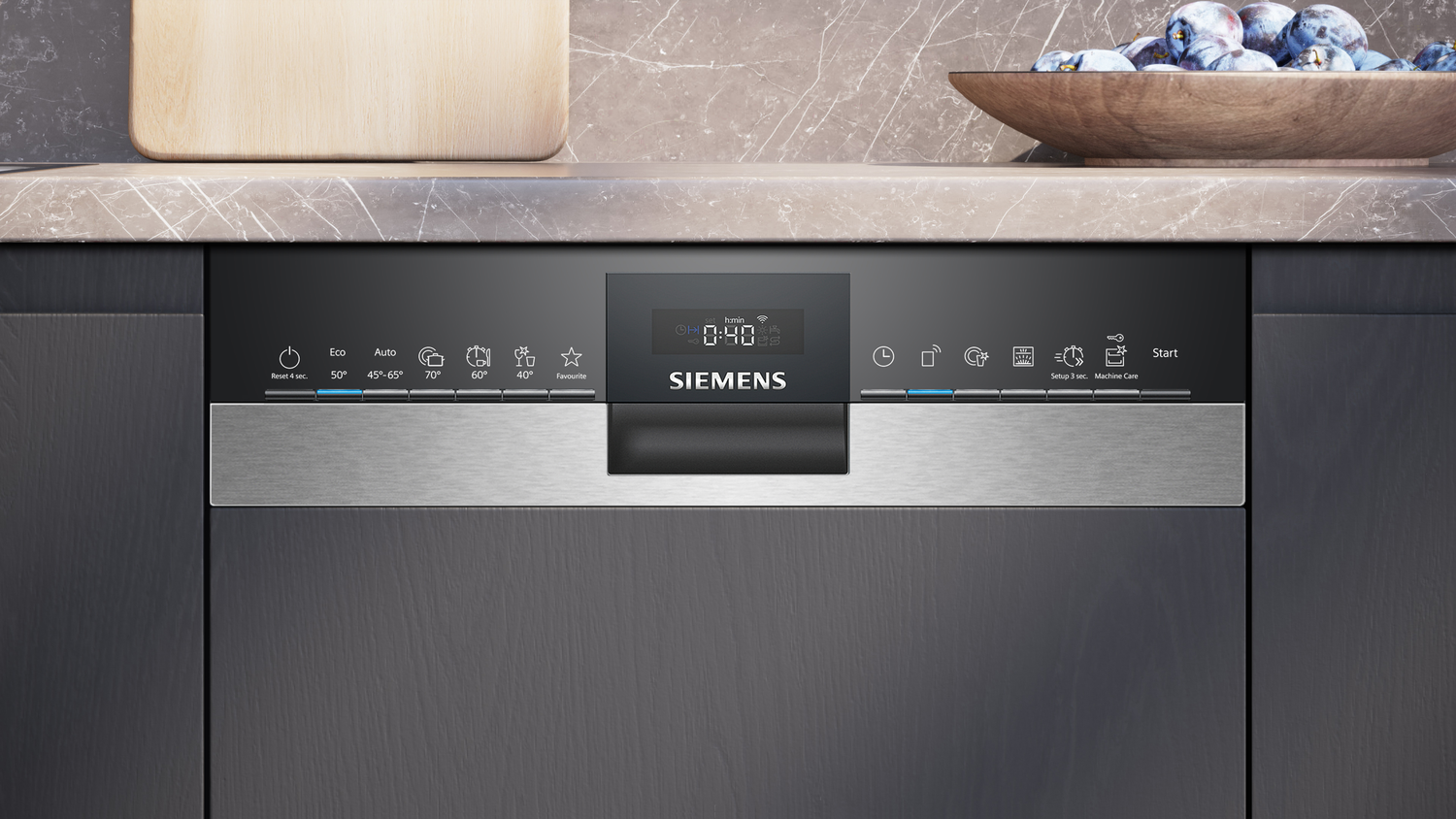Siemens iQ500 SR55ZS10ME vaatwasser Semi-ingebouwd 10 couverts C