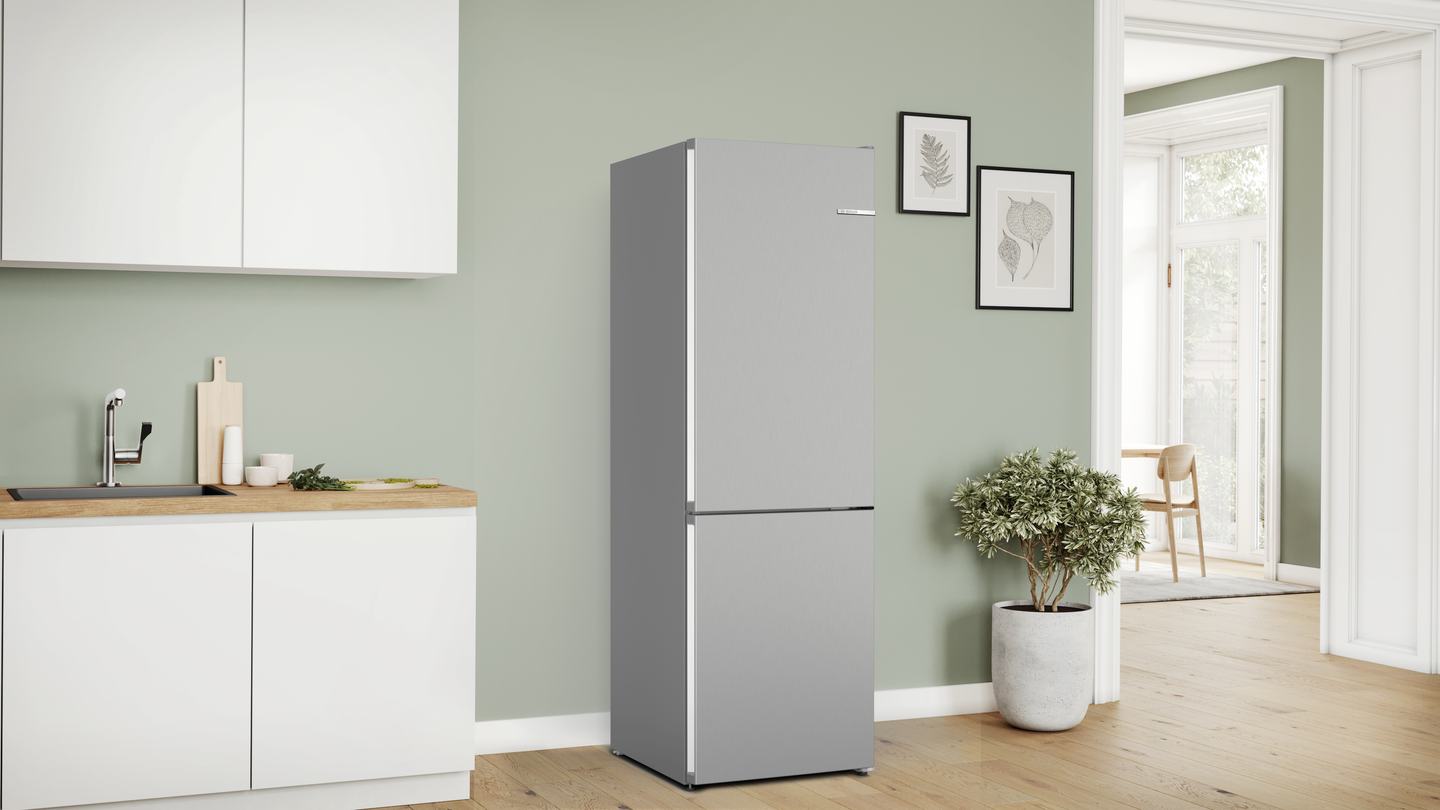 Bosch KGN362LBF koel-vriescombinatie B