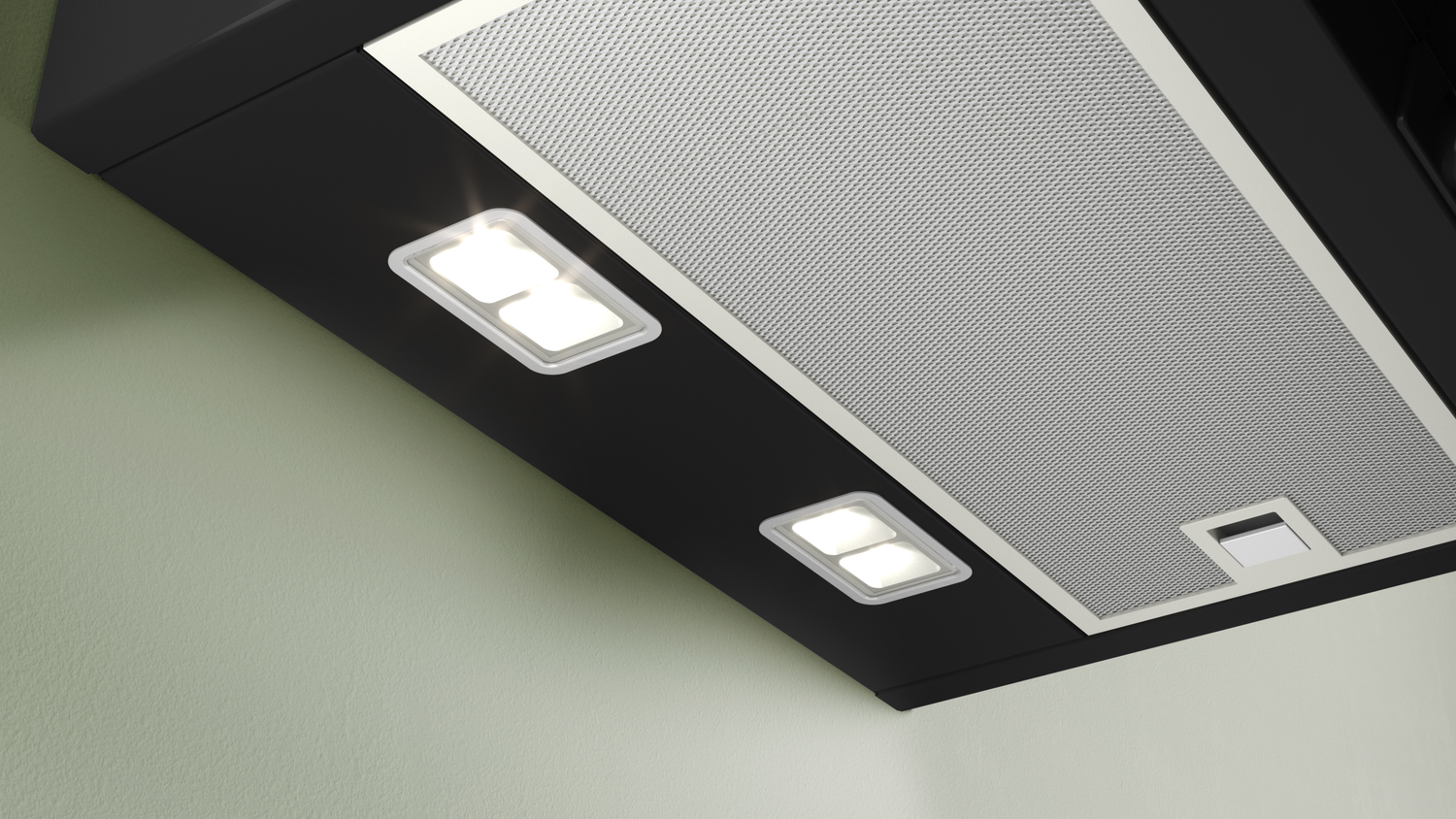 Bosch Serie 4 DWJ67FN60 afzuigkap Muurmontage Zwart, Roestvrijstaal