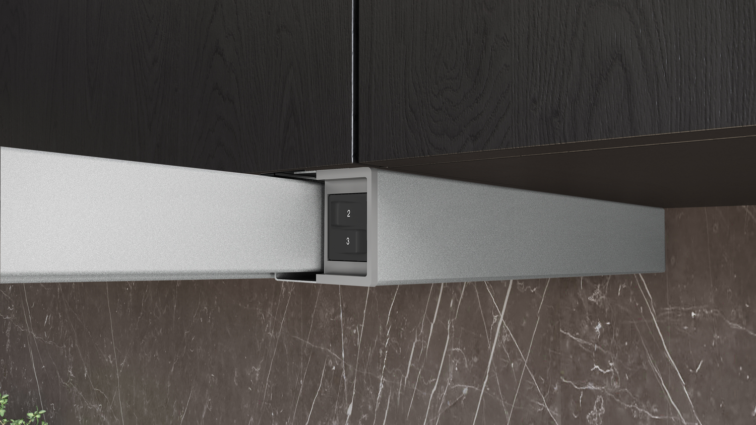 Siemens iQ100 LI64LA521 afzuigkap Semi-inbouw (uittrekbaar) Metallic, Zilver 389 m³/uur B