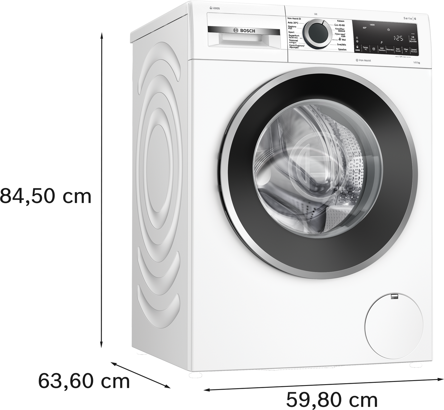 Bosch WGG244FPNL wasmachine 9 kg i-DOS