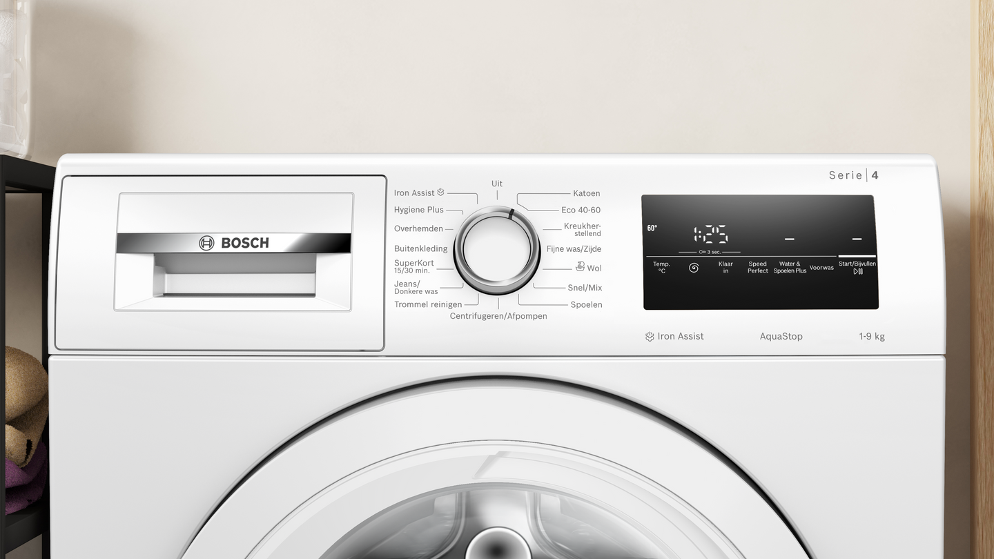 Bosch WAN2829MNL wasmachine 9 kg
