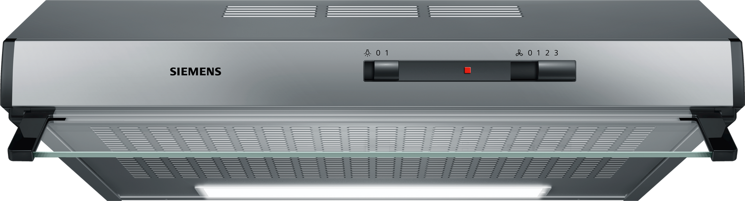 Siemens iQ100 LU62LFA51 afzuigkap Muurmontage Zilver 250 m³/uur D