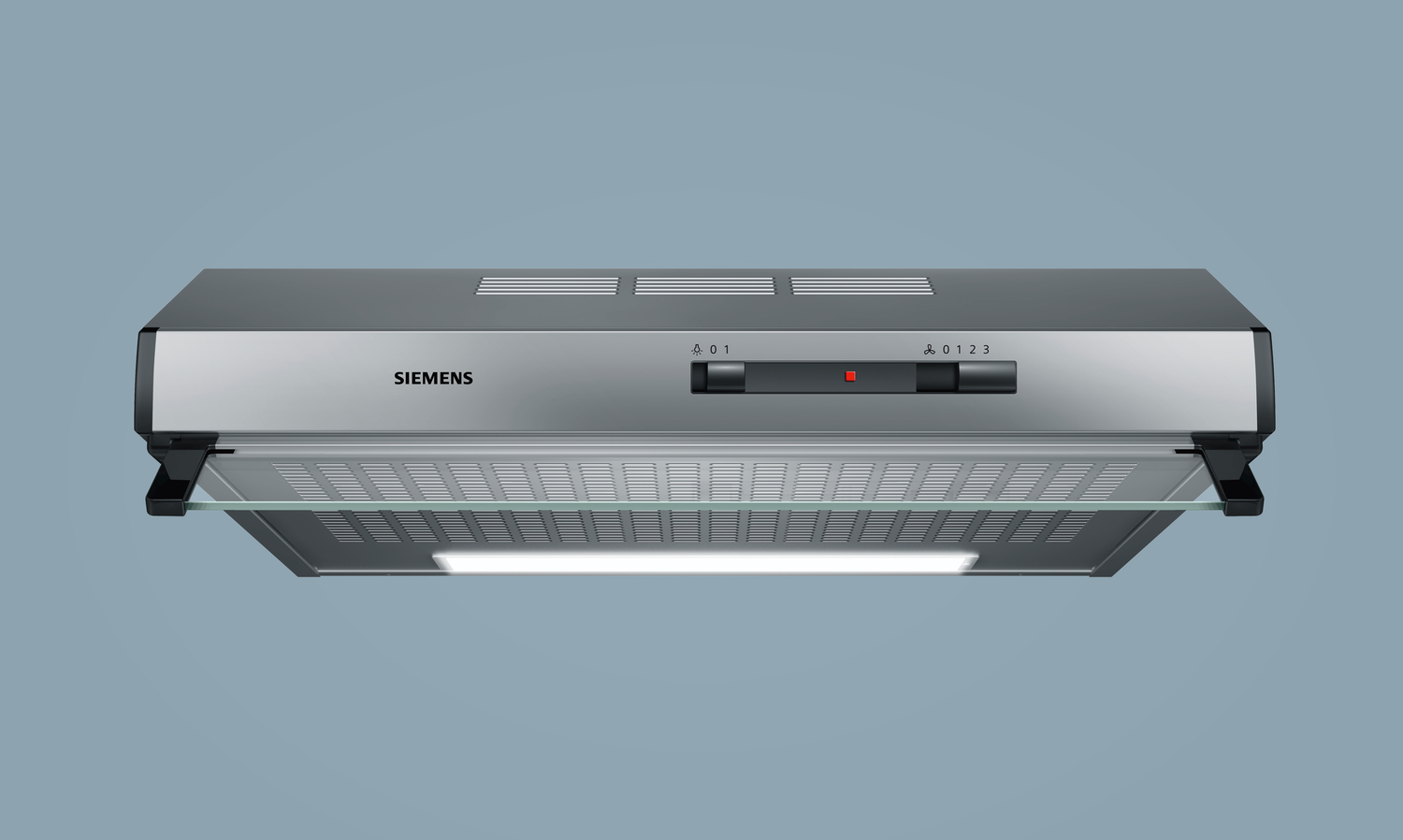 Siemens iQ100 LU62LFA51 afzuigkap Muurmontage Zilver 250 m³/uur D