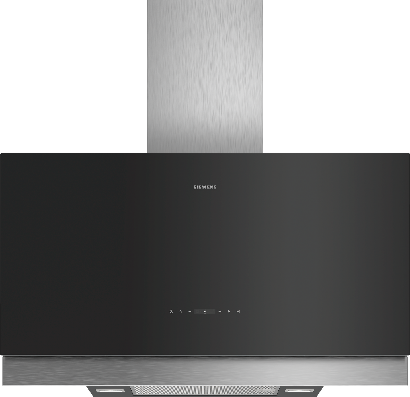 Siemens LC97FQP60 afzuigkap Muurmontage Zwart, Roestvrijstaal 730 m³/uur A