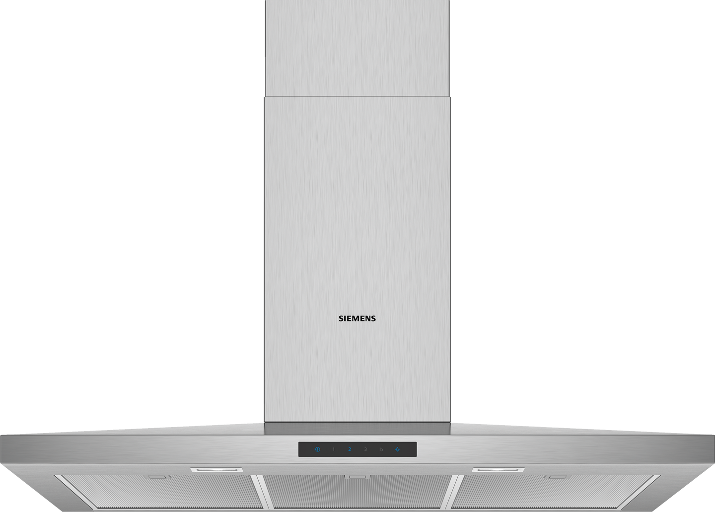 Siemens iQ300 LC96QBM50 afzuigkap Muurmontage Roestvrijstaal 610 m³/uur A