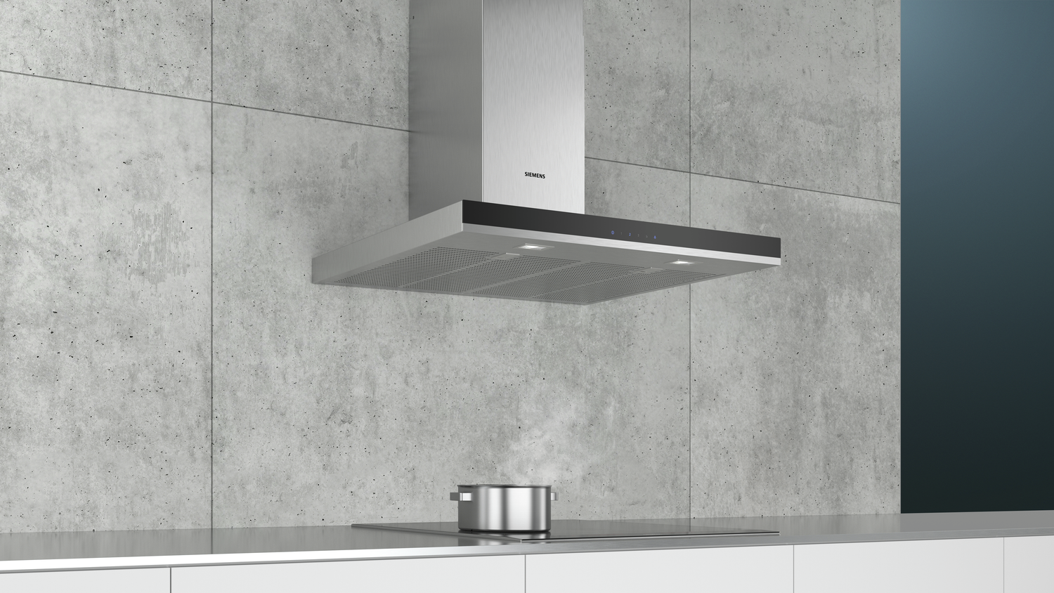 Siemens iQ300 LC77BHM50 afzuigkap Muurmontage Roestvrijstaal 710 m³/uur B