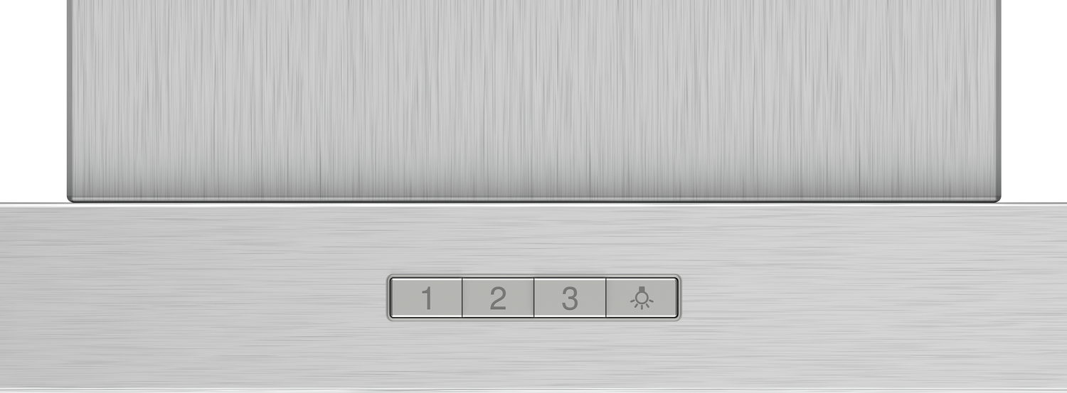 Bosch Serie 2 DWB66BC50 afzuigkap Muurmontage Roestvrijstaal 590 m³/uur A