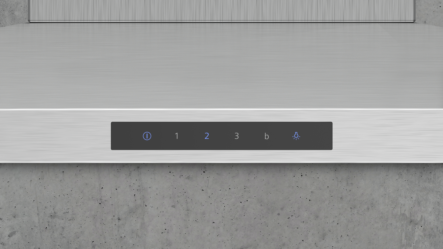 Siemens iQ300 LC96QBM50 afzuigkap Muurmontage Roestvrijstaal 610 m³/uur A