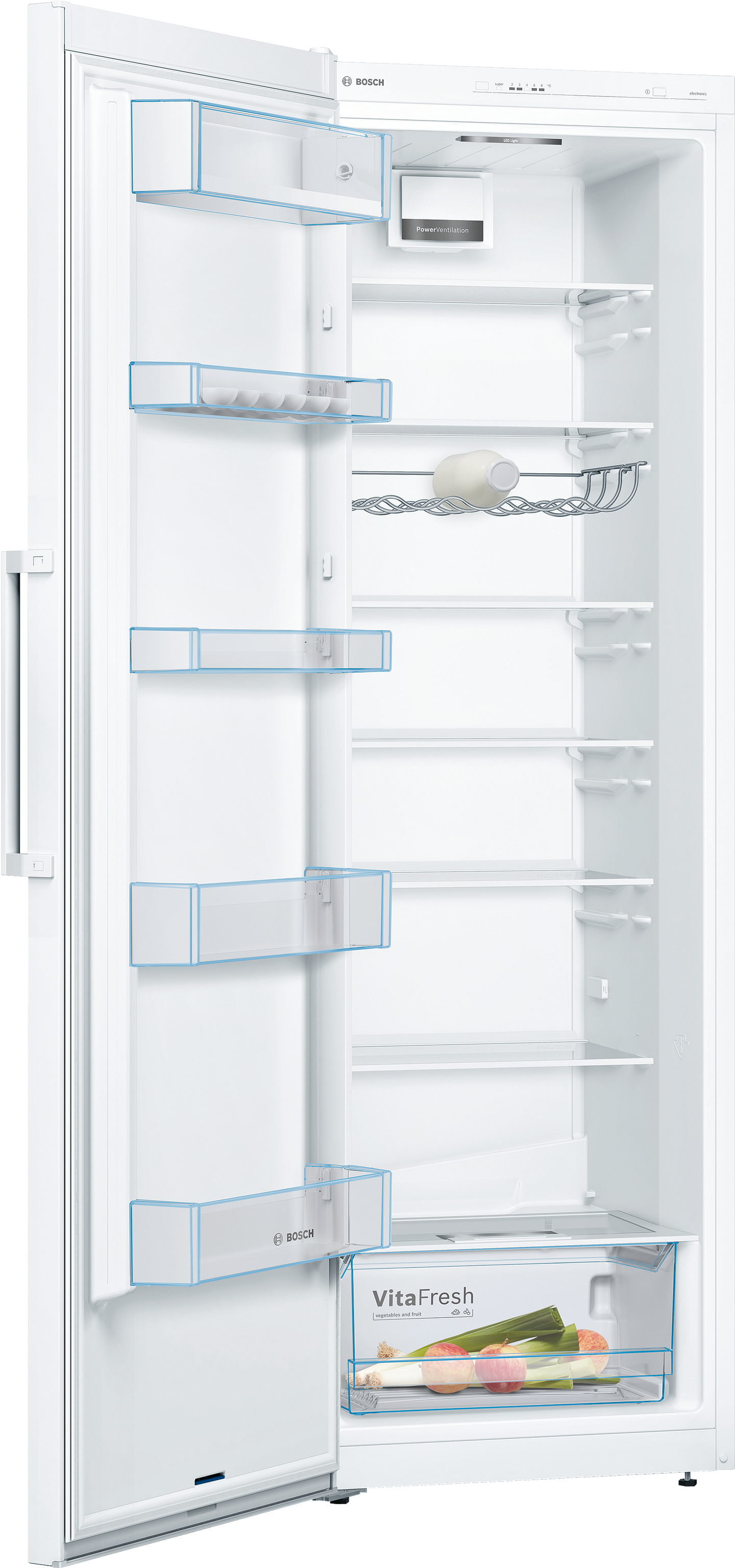 Bosch KSV36VWEP witte koeler 346 liter