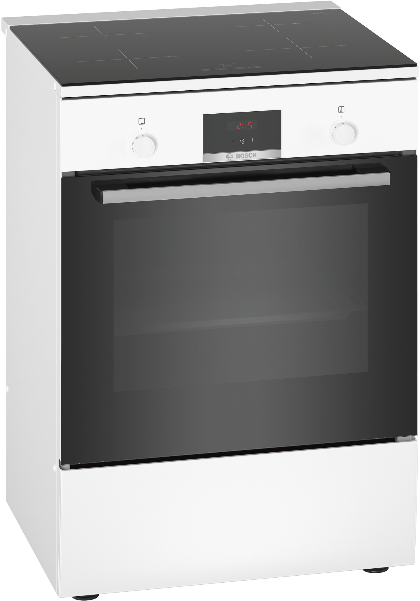 Bosch HLR390020 inductiefornuis 60 cm wit