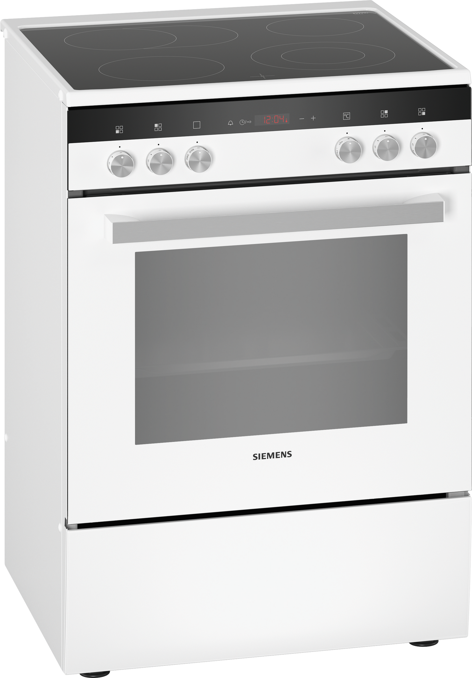 Siemens iQ300 HK9R3A220 fornuis Vrijstaand fornuis Electrisch Keramisch Wit A