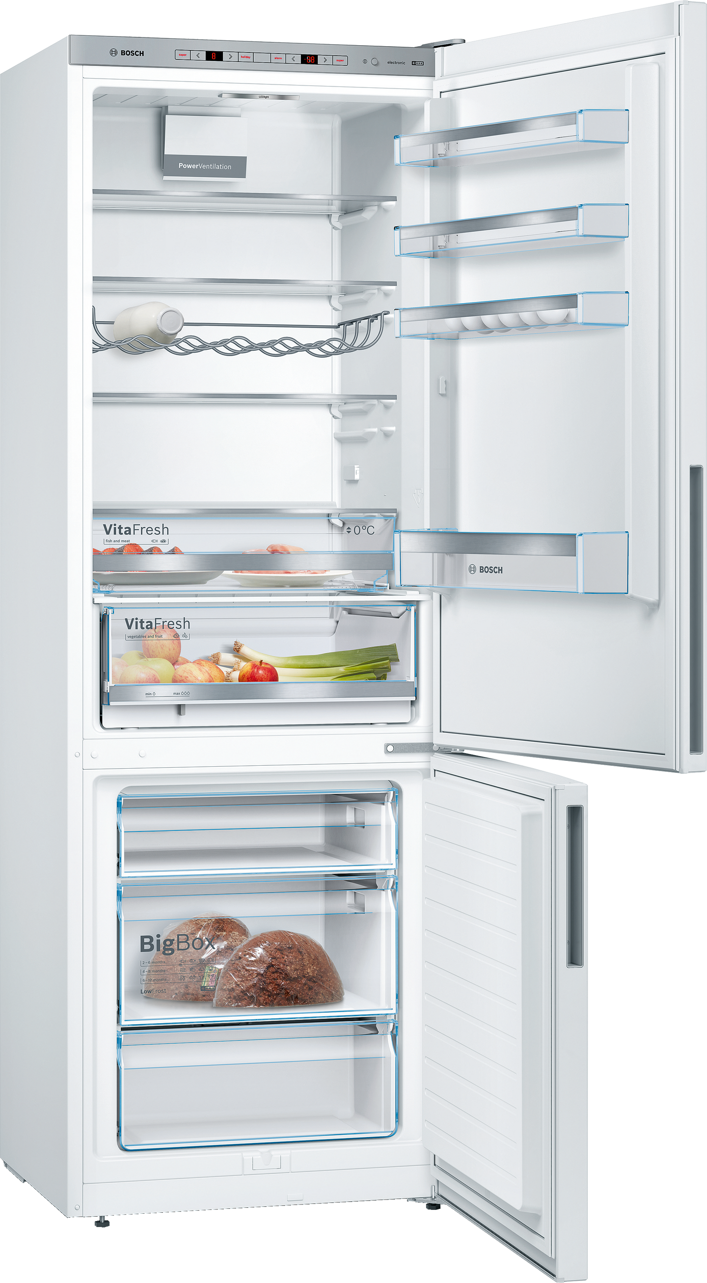 Bosch KGE49AWCA koel-vriescombinatie 419 liter