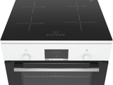 Bosch Serie 4 HLR390020 fornuis Vrijstaand fornuis Electrisch Inductiekookplaat zones Wit A