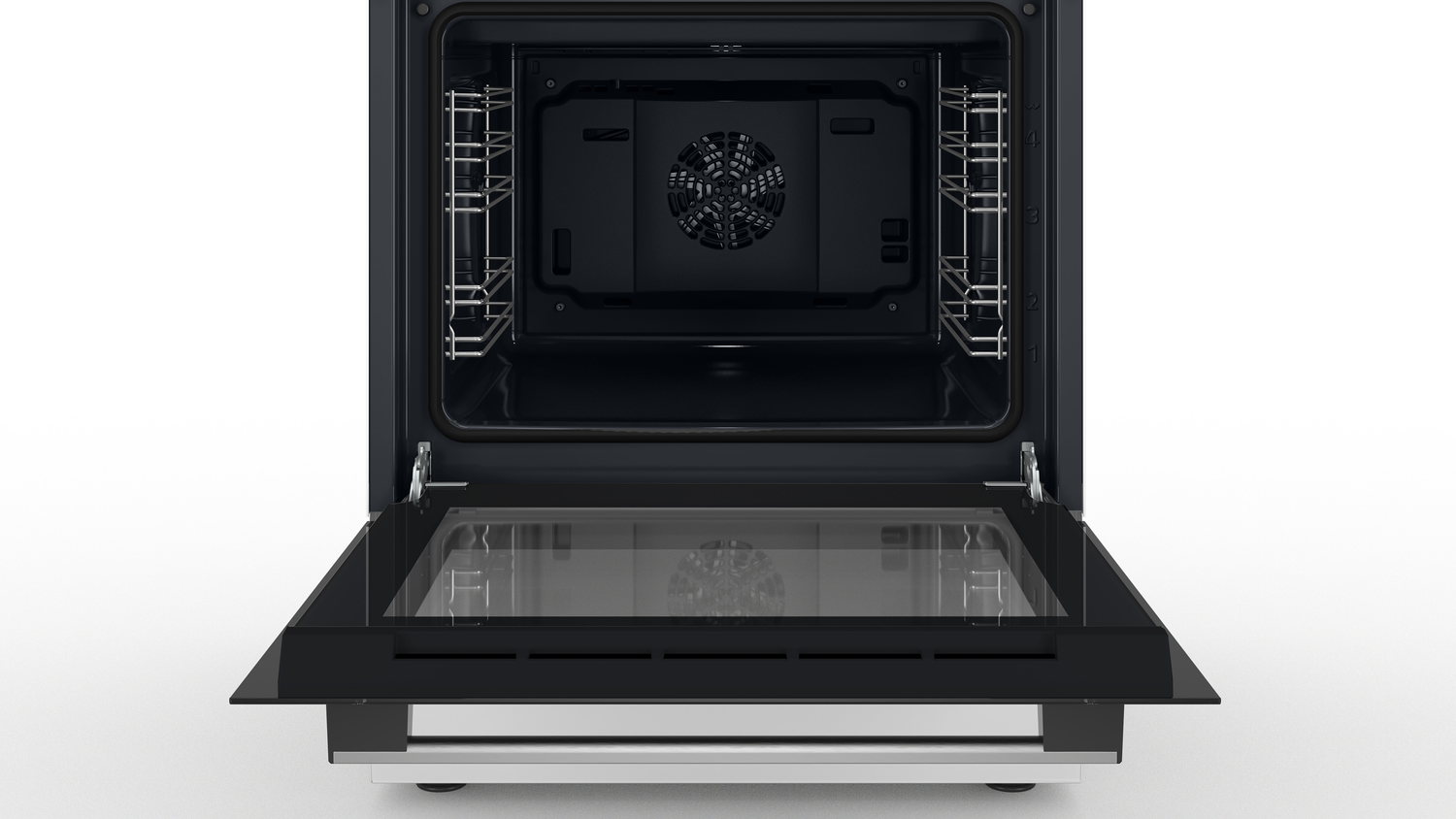 Bosch Serie 4 HLR390020 fornuis Vrijstaand fornuis Electrisch Inductiekookplaat zones Wit A