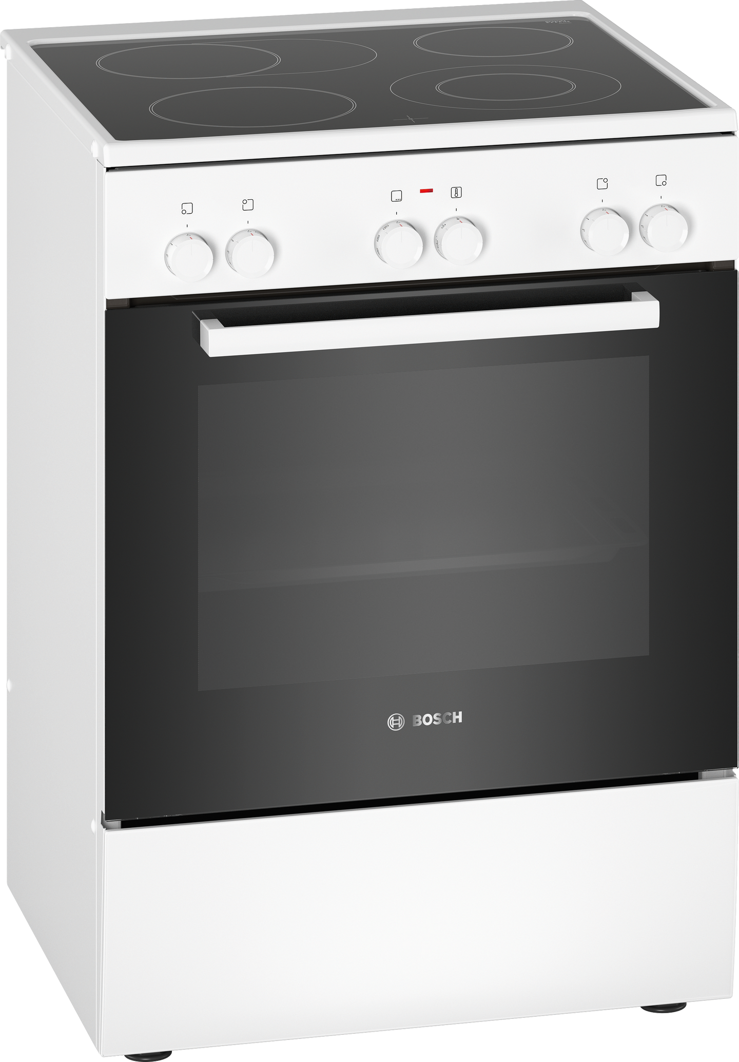 Bosch HKA090220 fornuis Vrijstaand fornuis Electrisch Keramisch Wit A