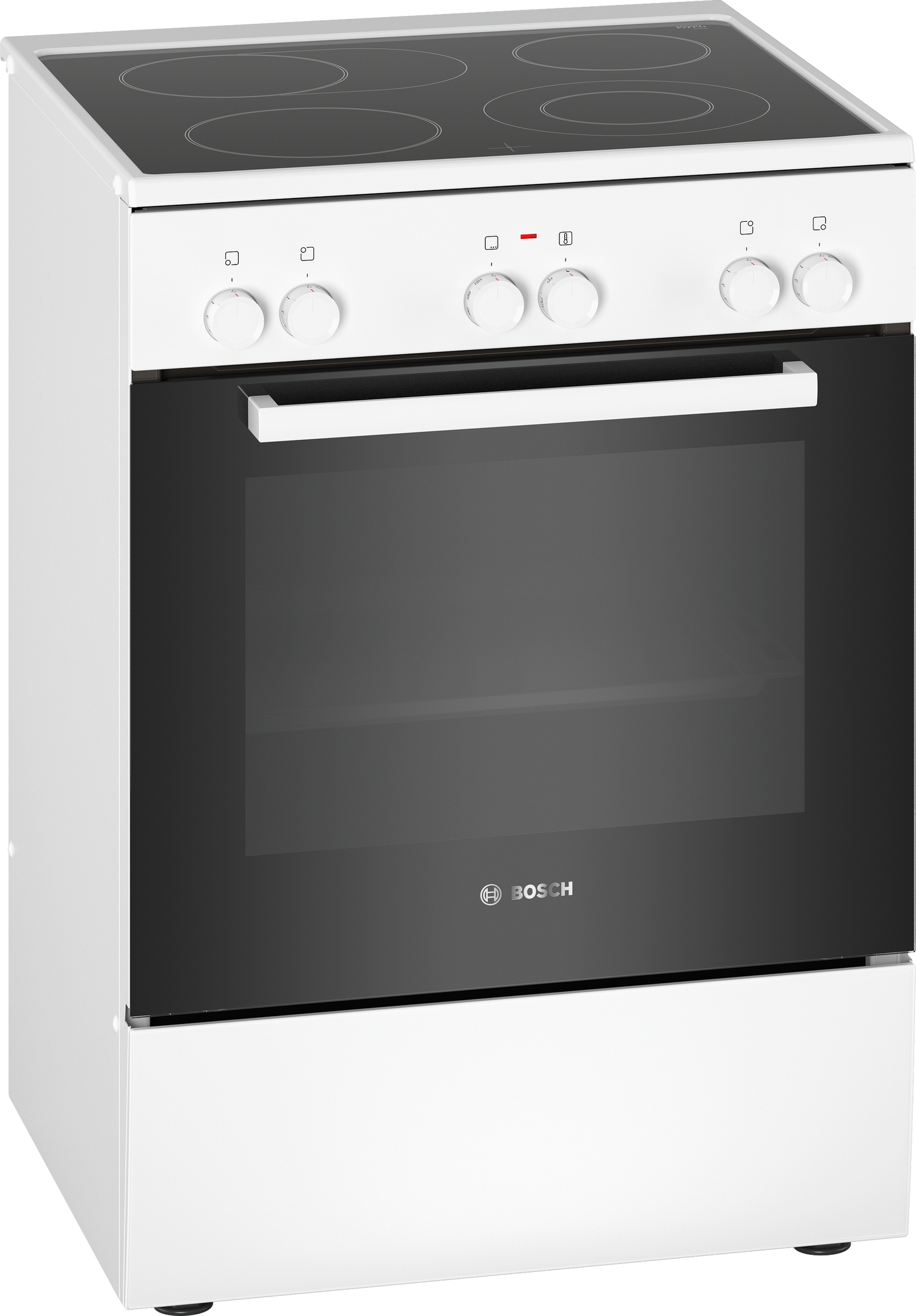 Bosch HKA090220 fornuis Vrijstaand fornuis Electrisch Keramisch Wit A