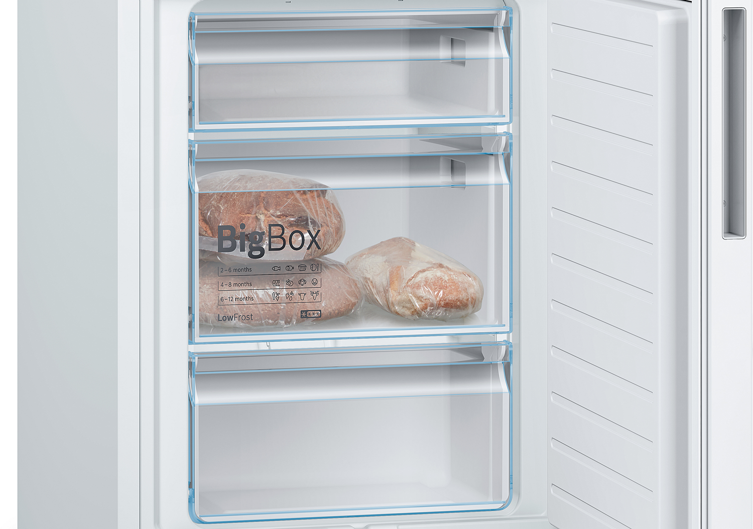 Bosch Serie 6 KGE39AWCA koel-vriescombinatie Vrijstaand 343 l C Wit