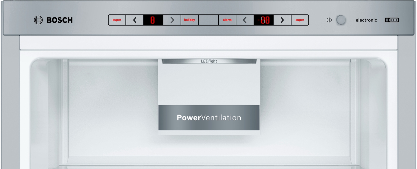 Bosch KGE398IBP koel-vriescombinatie B