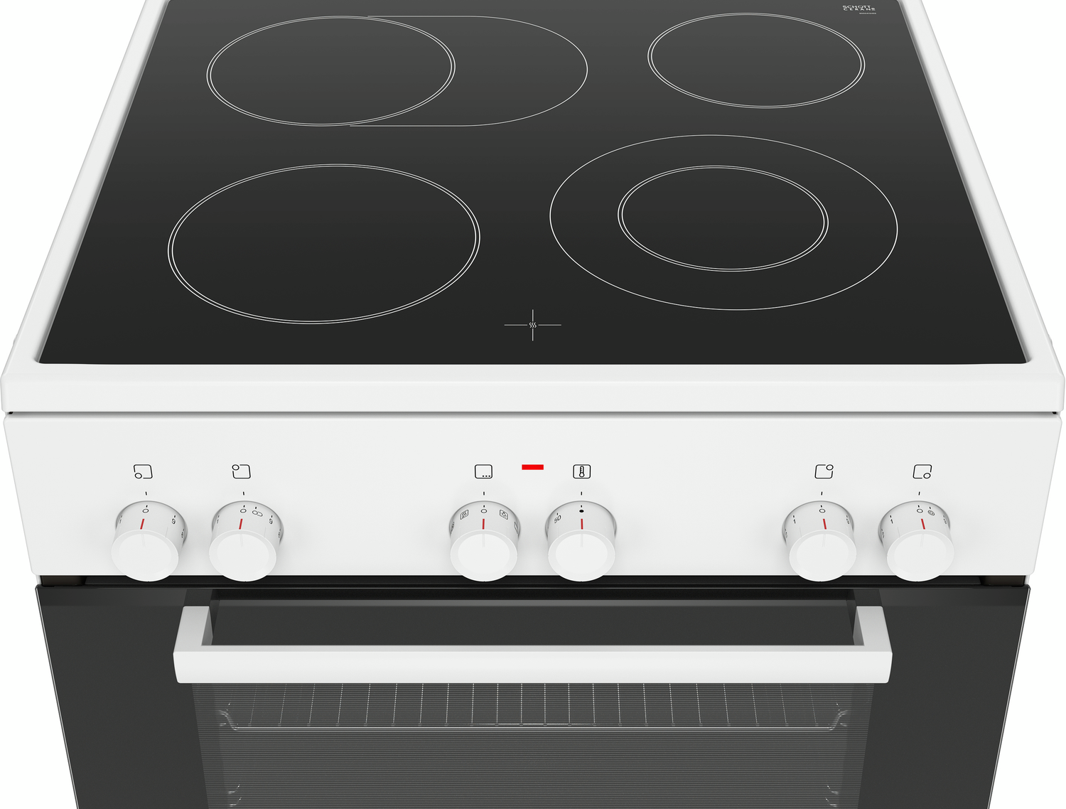 Bosch HKA090220 fornuis Vrijstaand fornuis Electrisch Keramisch Wit A