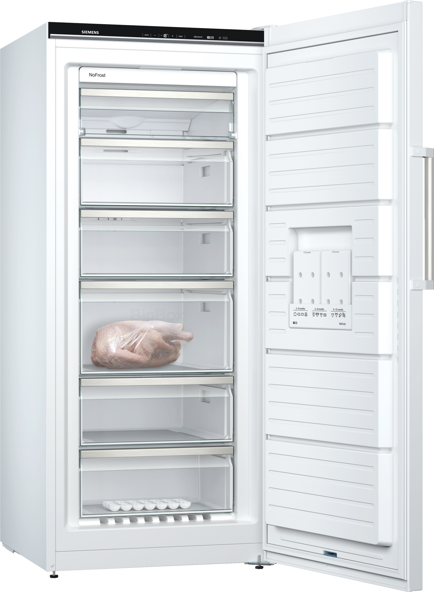 Siemens iQ500 GS51NDWDV diepvriezer Vrieskast Vrijstaand 290 l D Wit